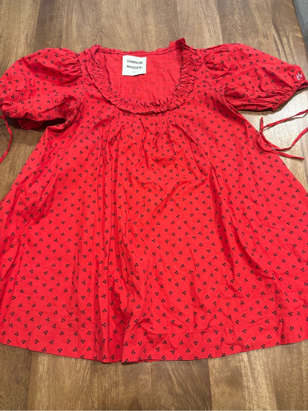 Damson Madder jemima organic cotton minidress